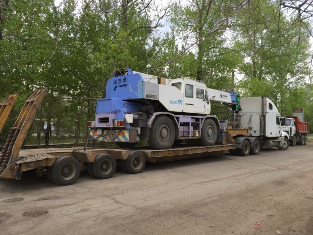 Услуги трала до 100 тонн Freightliner